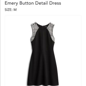 NWT- 41 HAWTHORN, Emery Button Detail Dress